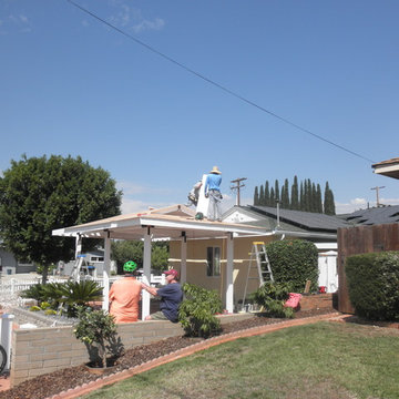 Pergola with a Dutch Gable Roof