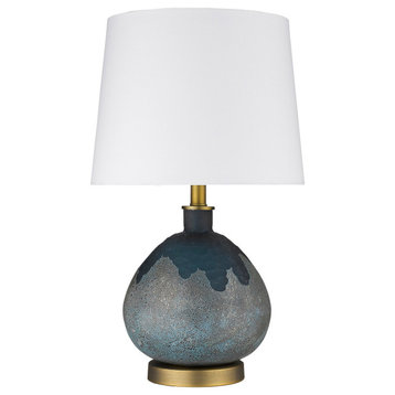 Acclaim Lighting TT80161 Trend Home 22" Tall Vase Table Lamp - Brass / Cream