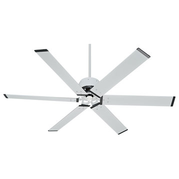 Hunter Industrial 72 HFC 72" Indoor / Outdoor Ceiling Fan - - Fresh White