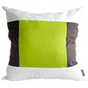 Art Green Knitted Fabric Patch Work Pillow Floor Cushion (19.7 by 19.7 inches)