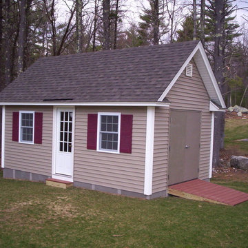 10'x16' Shed with double doors and thermatru entry door