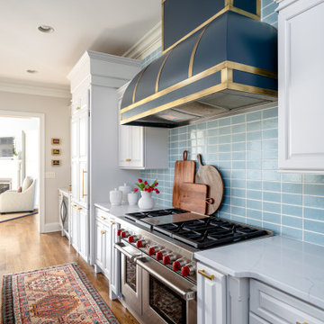 Striking Preppy - Kitchen, Dining, & Powder