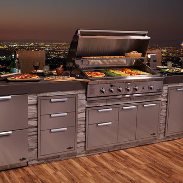 48" Grill with storage solutions