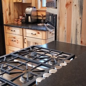 Black Pearl Satin Granite Kitchen Counter tops