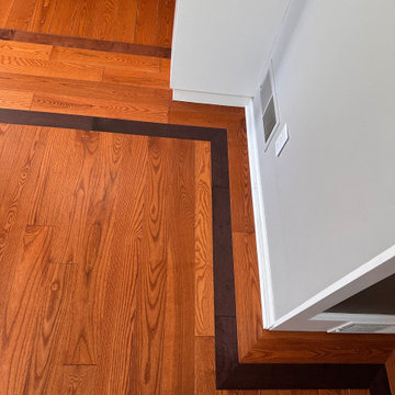 Ash Living Room with Maple Border