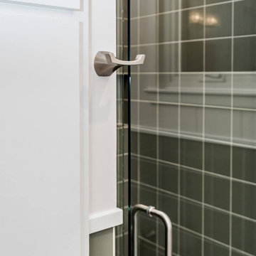 The Retro Green Bathroom