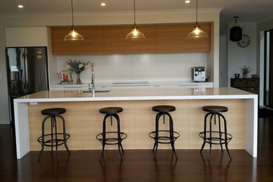 Photo of a contemporary kitchen in Christchurch.