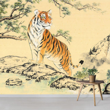'Wild Tiger Content' Nikole Lowe wallpaper