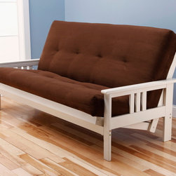 Monterey Wood Futon Frame | Antique White - Products