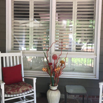 Shutters invite a cold drink
