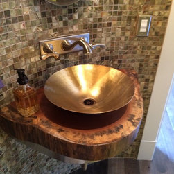 Doussie Table Top - Bathroom Countertop Design - Furniture