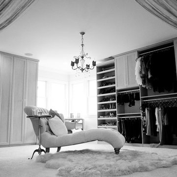 Luxurious Transitional Closet