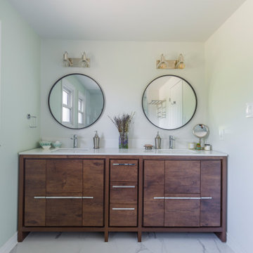Soft Contemporary Master Bathroom Renovation