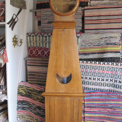 Antique Swedish Clock in light brown wax - Clocks