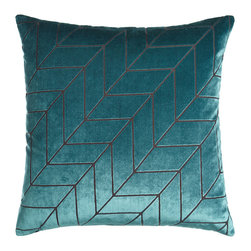 Canaan CompanyModern Twist Blue Pillow - Products