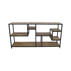 Levels Woods and Iron Shelving Unit