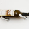 Vino Pins 1 Wall Mounted Wine Rack Peg, Milled Aluminum, Drywall Mounting