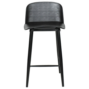 Looey Counter Stool Black, Set of 2