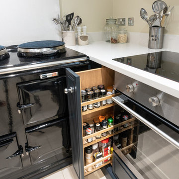 Luxury Blue Kitchen in Ongar