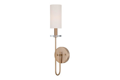 Elegant Wall Sconce in Satin Gold