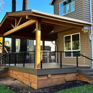 Carlson Project - Deck, Railing & Covered Outdoor Structure in Portland - 2024