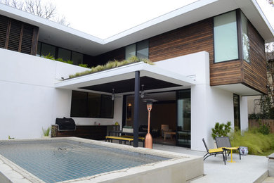 Inspiration for an exterior home remodel in Austin