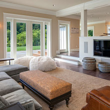 Sunken family room