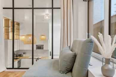 Réalisation d'une chambre design.