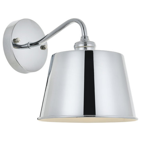 Chrome Finish 1-Light Wall Sconce