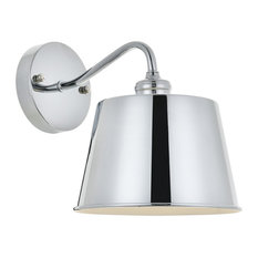 Chrome Finish 1-Light Wall Sconce