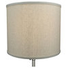 Fenchel Shades, 14"x14"x12" Spider Attachment Drum Lamp Shade, Couture