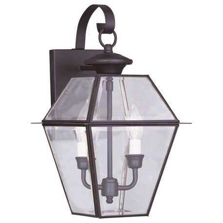 Westover Outdoor Wall Lantern, Bronze