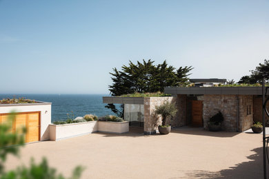 Inspiration for a large nautical house exterior in Cornwall.