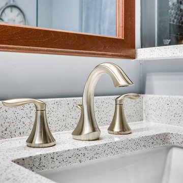 Transitional Small Bathroom Design Alexandria, VA