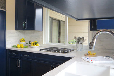Example of a small transitional kitchen design in San Francisco