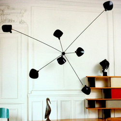 Spider 7 Arms Wall Lamp \ Sconce By Serge Mouille Lighting - Wall Sconces