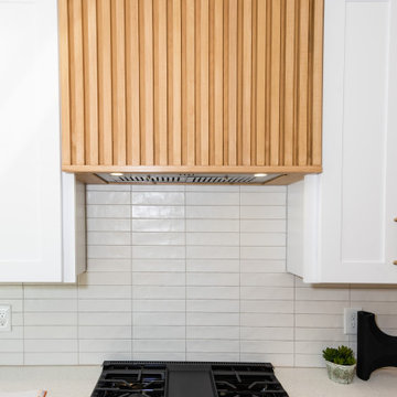 Custom Slatted Range Hood