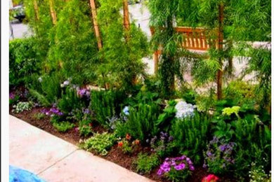 This is an example of a traditional landscaping in Orange County.