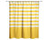 Yellow Stripes 71x74 Shower Curtain