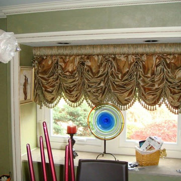 Draperies, Roman shade, Scarf swags, Jabots, Valances, Balloon  Shade...