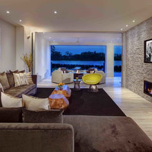 Wall Fireplace with TV