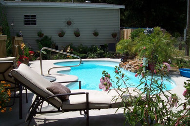 Example of a minimalist pool design in Atlanta