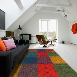 Louis De Poortere Rugs Vintage Multi 8109 Sunbird - Rugs