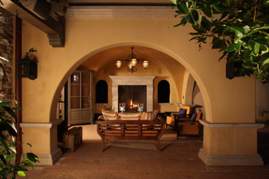 Spanish colonial ranch