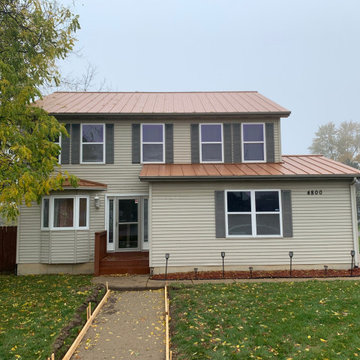 Copper Penny Standing Seam