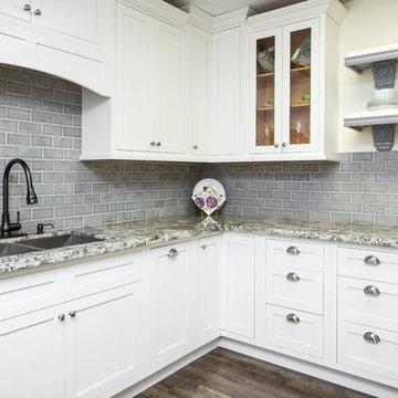White Shaker Inset Cabinets