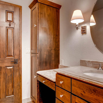 Charming Designer Details for this Master Bath