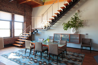 Dining room - contemporary dining room idea in Other