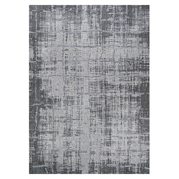 Charm Tiverton Indoor/Outdoor Area Rug, Anthracite,Gray, 7'10"x10'9"