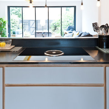 Eclectic Kitchen with Pops of Colour